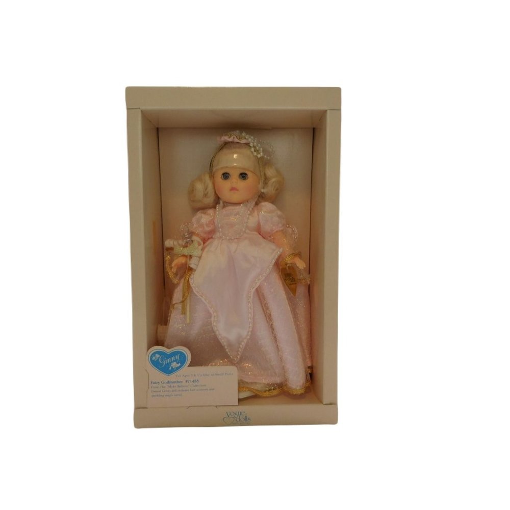 Vogue Ginny Hard Vinyl Fairy Godmother Doll Make Believe‎ Collection  1988  NIB